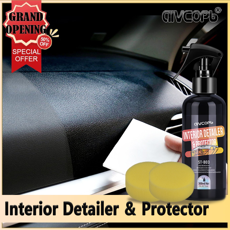 Leather Cleaner Interior - Car Plastic Restorer Back To Black