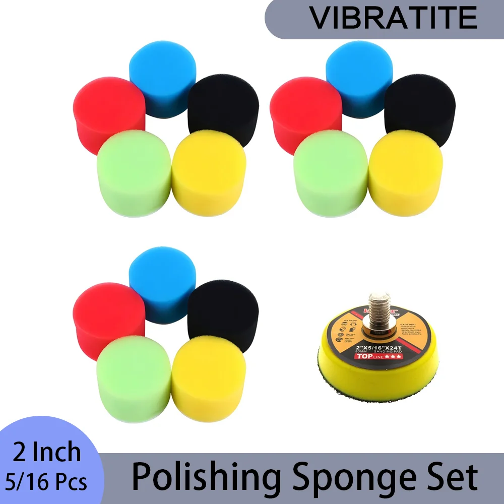 5/16 Pcs 2 Inch Polishing Spon - Polish Pad Set Buffer avis et prix