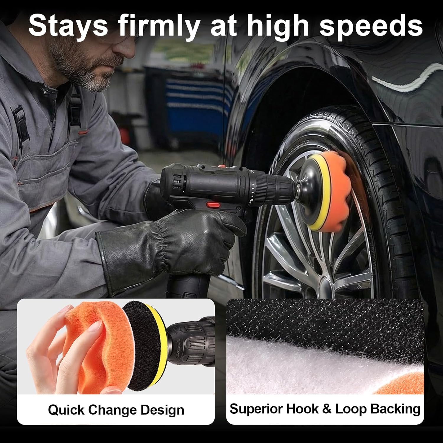 38 Pcs 3 Inch Car Polishing Pa - Polish Pad Set Buffer avis et prix