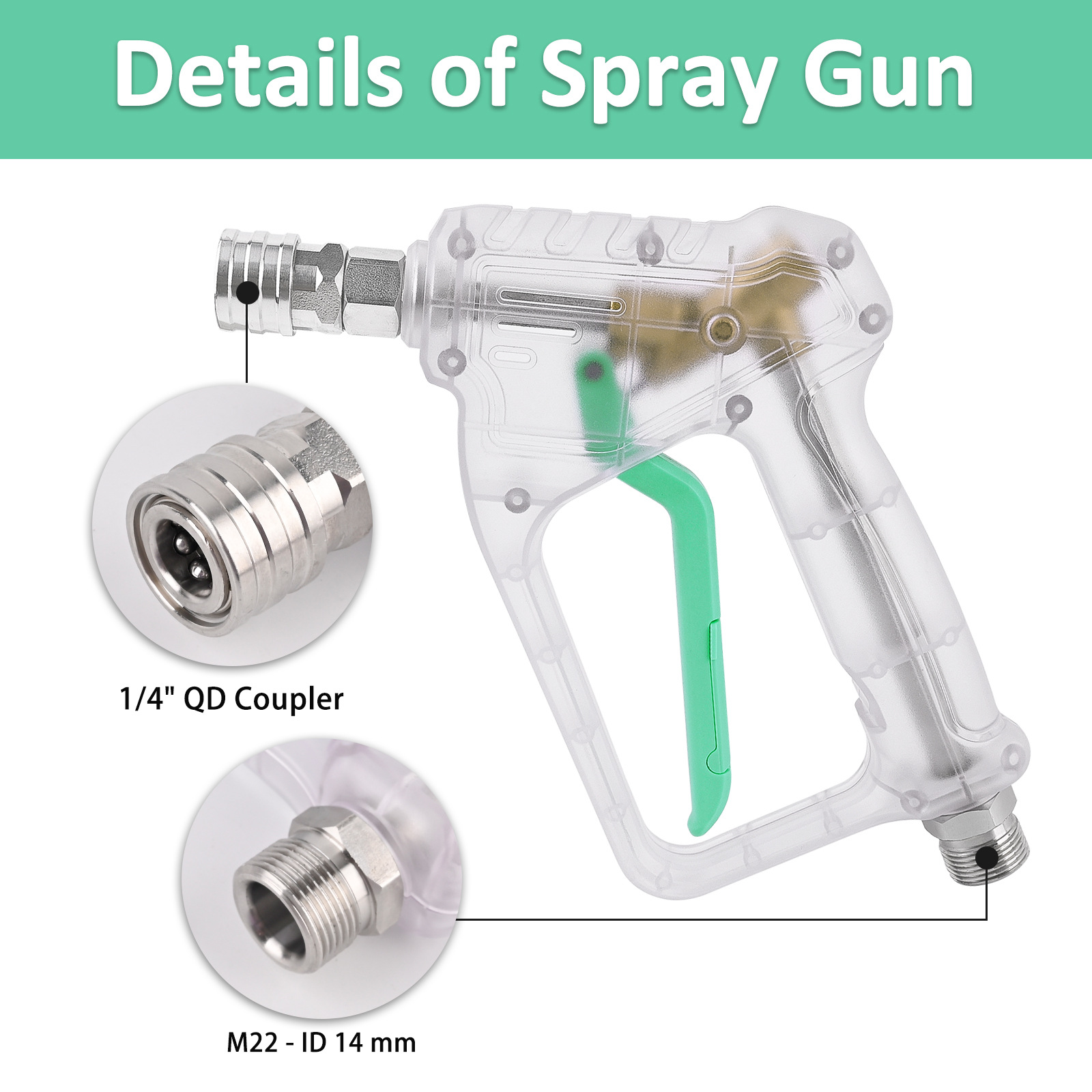 High Pressure Washer Gun with  - Pressure Washer Foam Gun avis et prix