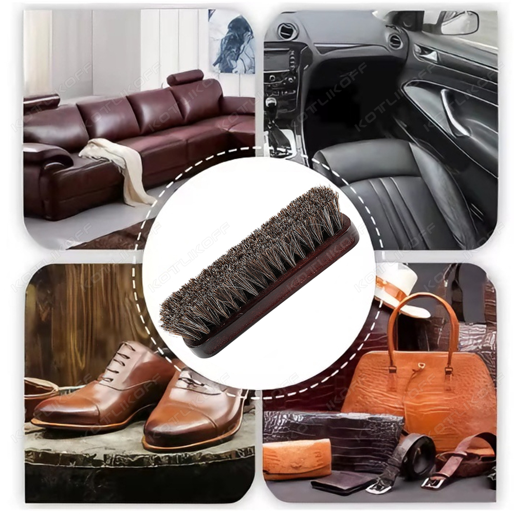 Premium Horsehair Shoe Brush F - Dirt Brush Interior avis et prix