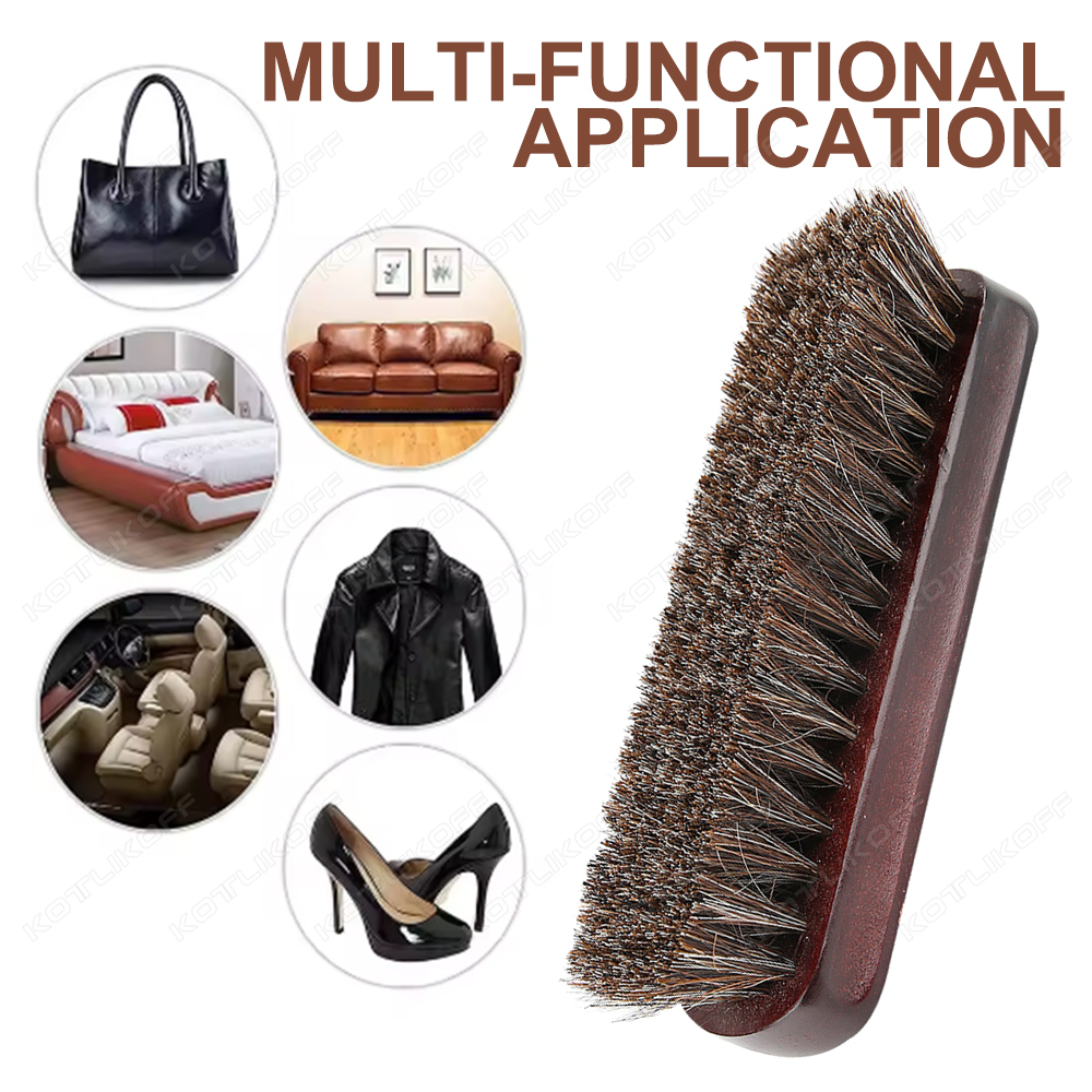 Premium Horsehair Shoe Brush F - Dirt Brush Interior avis et prix