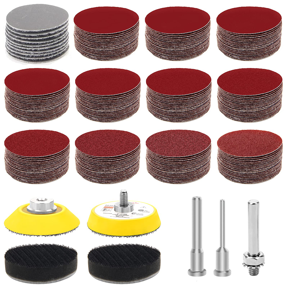 2 Inch Red Sandpaper Set 247 P - Polish Pad Set Buffer avis et prix