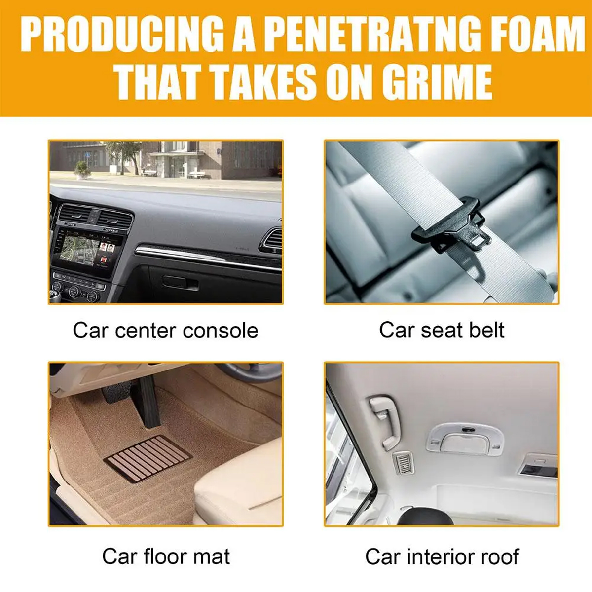 Car Foam Cleaner Neutral PH fo - Seat Cleaner Fabric avis et prix