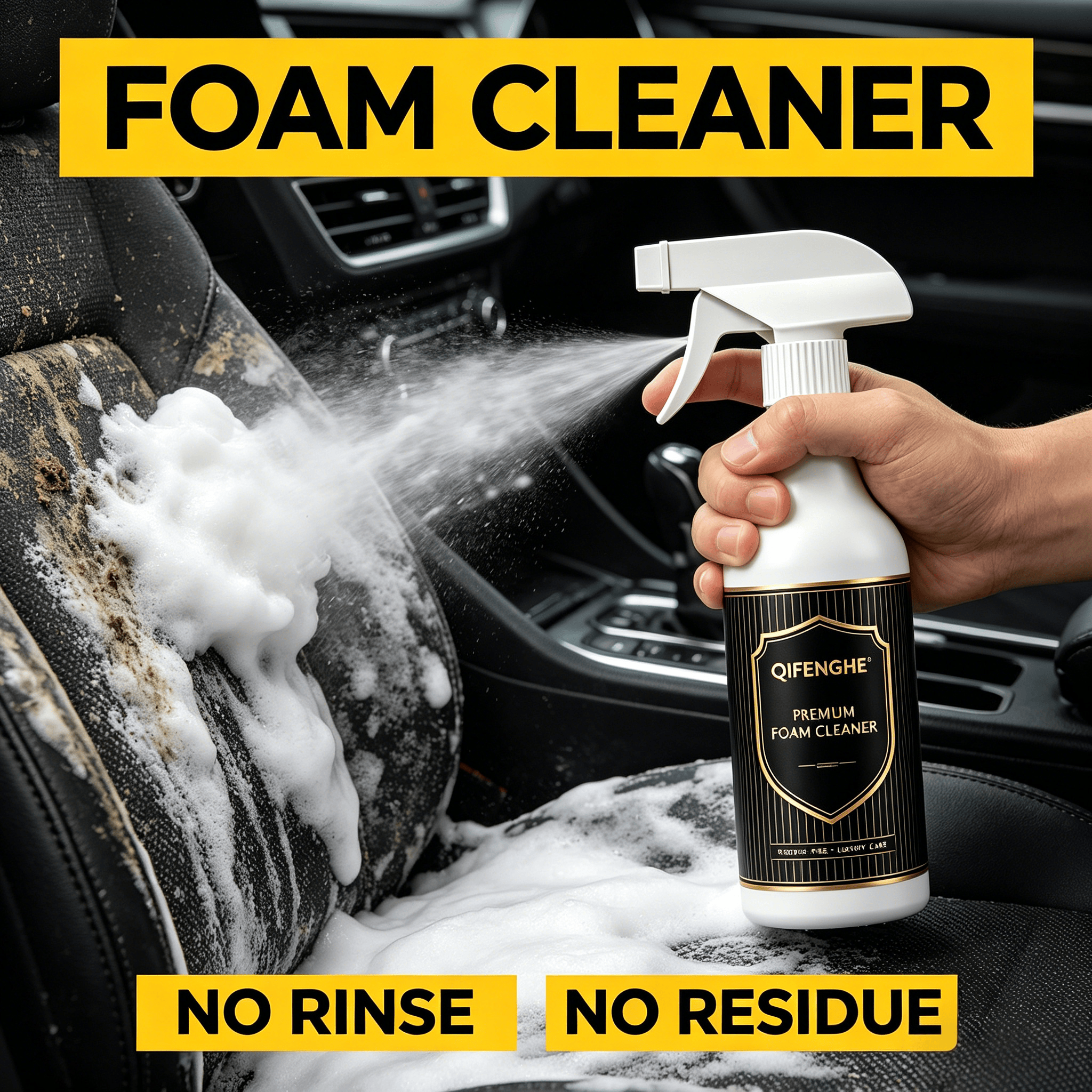 2-in-1 Foam Cleaner – Waterles - Seat Cleaner Fabric avis et prix