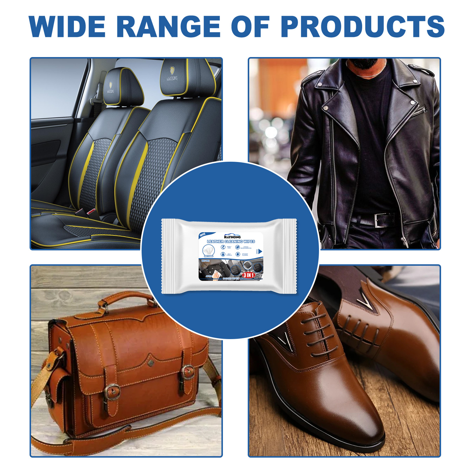 Car Leather Cleaning Wipes, Se - Dirt Brush Interior avis et prix