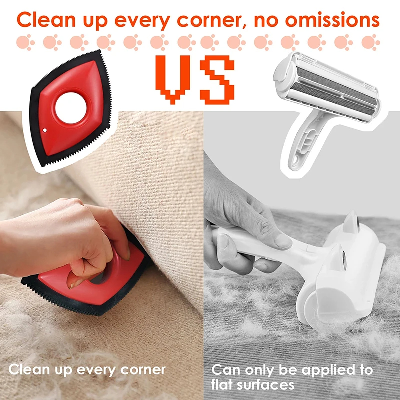 4 Modes Pet Hair Remover Comb  - Seat Cleaner Fabric avis et prix