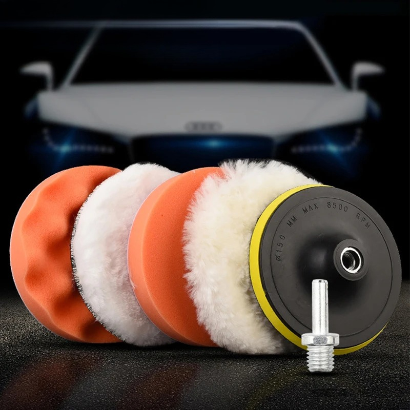 6pcs/set Car Polishing Sponge  - Polish Pad Set Buffer avis et prix