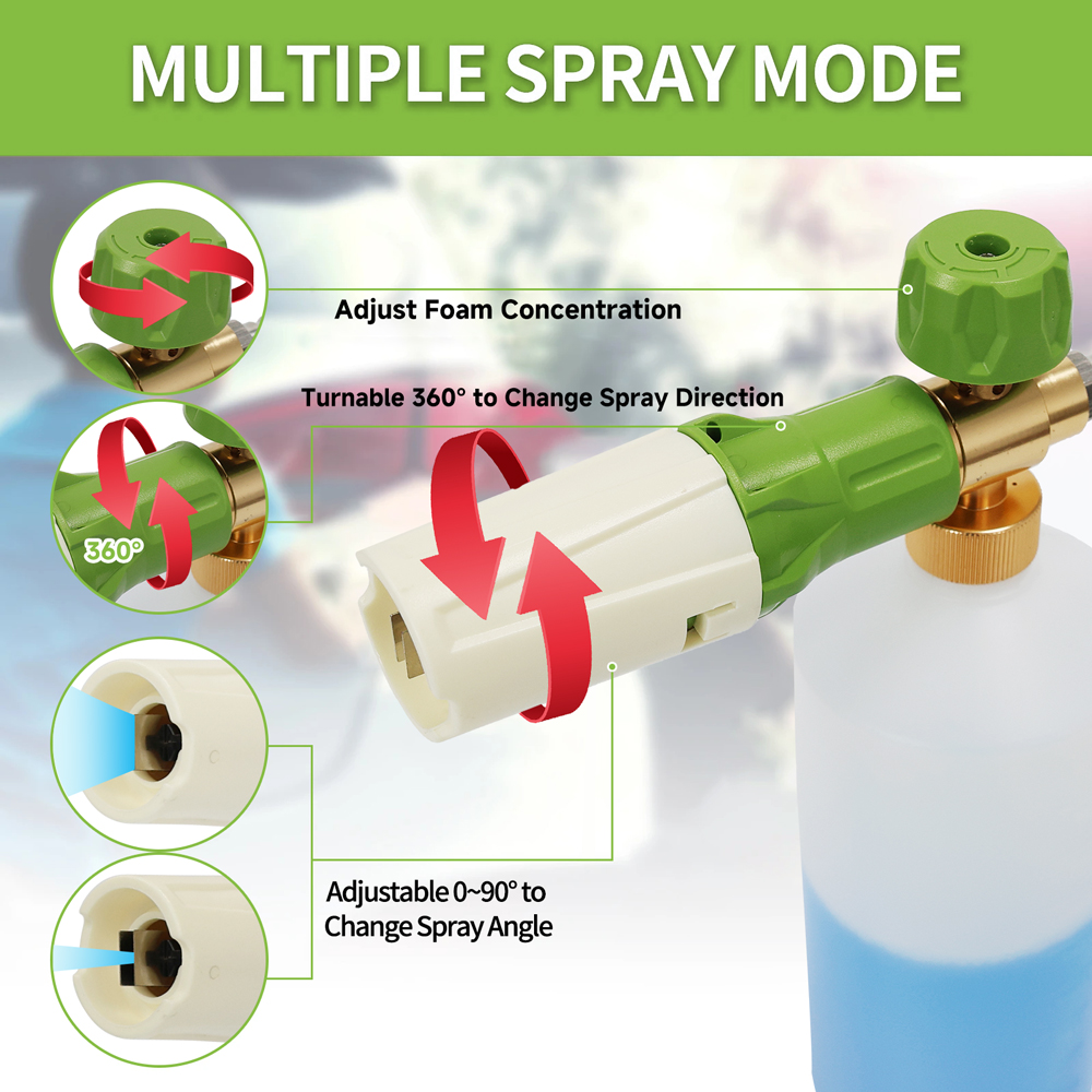 Aluminum Foam gun Lance Foam c - Pressure Washer Foam Gun avis et prix