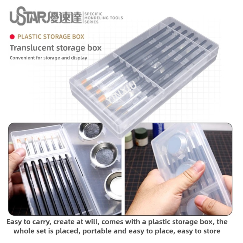 USTAR Painting Brush & Palette - Detailing Brush Set avis et prix
