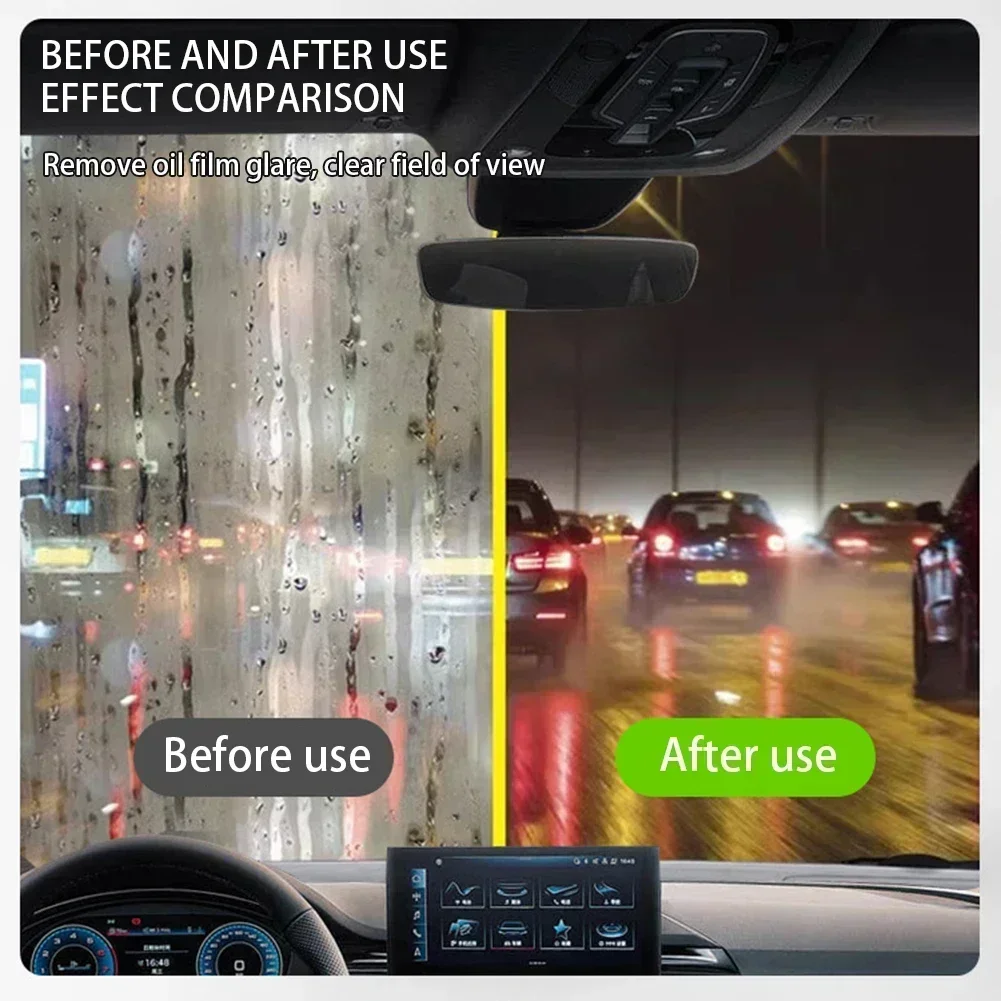 Car Glass Oil Film Remover Aut - Car Cleaning Brush avis et prix