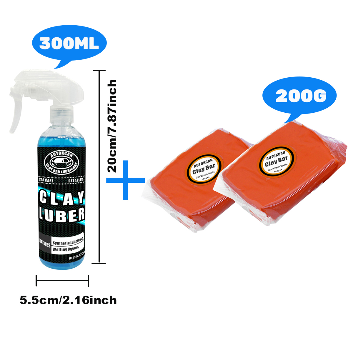 200G Car Clay Bar And 300ml Ma - Clay Bar Lubricant avis et prix