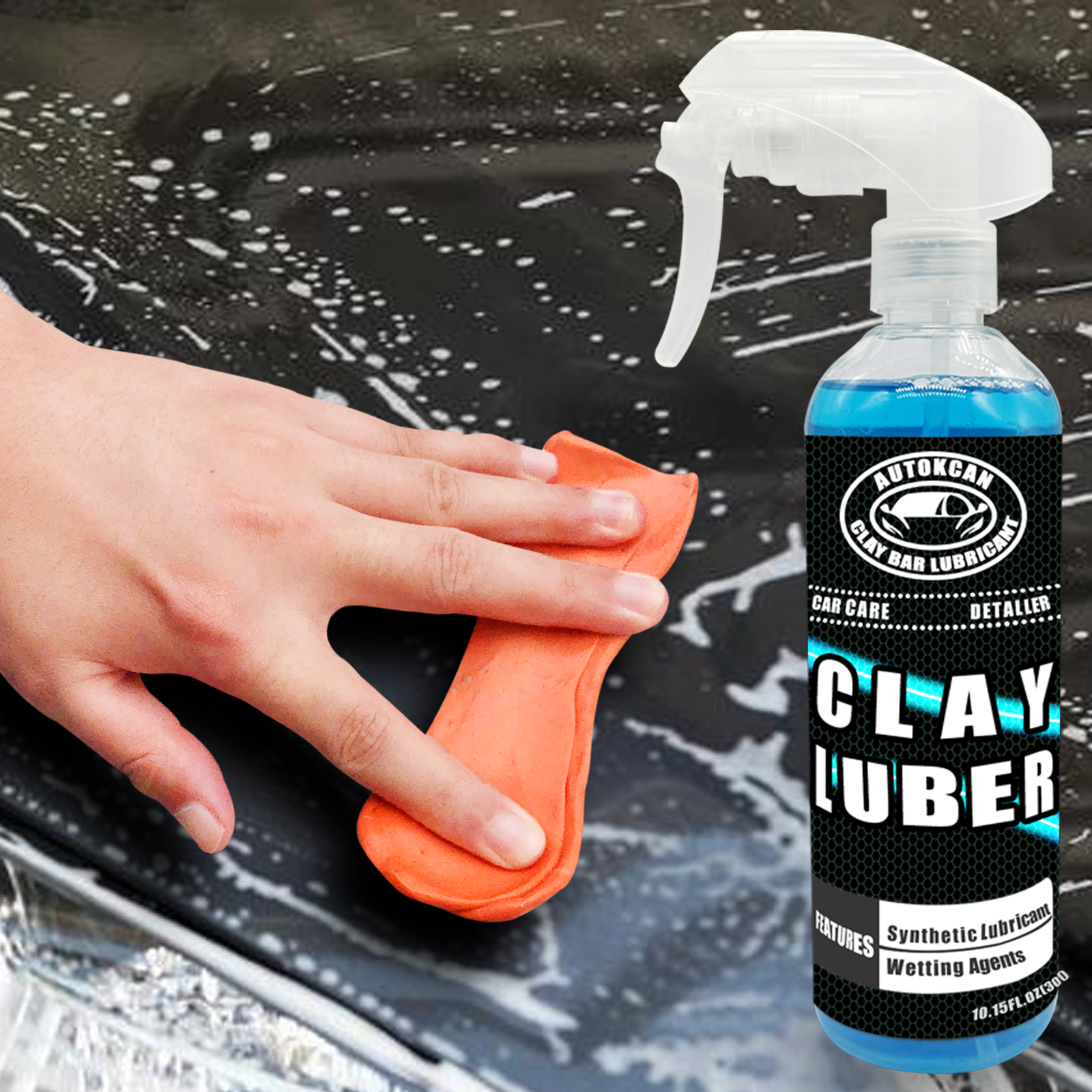 200G Car Clay Bar And 300ml Ma - Clay Bar Lubricant avis et prix