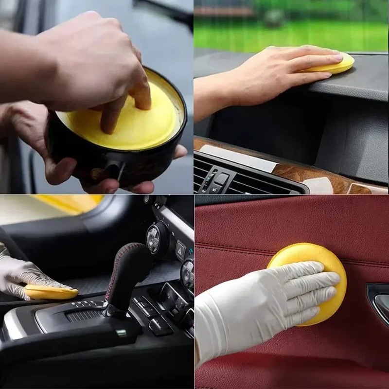6PCS Car Care Foam Wax Applica - Wax Applicator Pad avis et prix