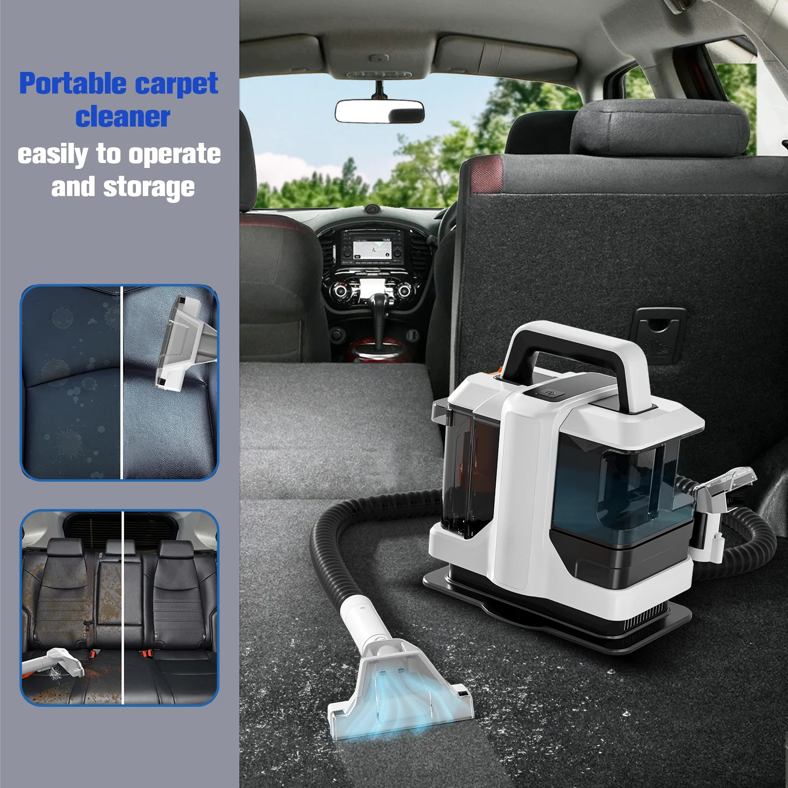 Latest Portable Home Appliance - Seat Cleaner Fabric avis et prix