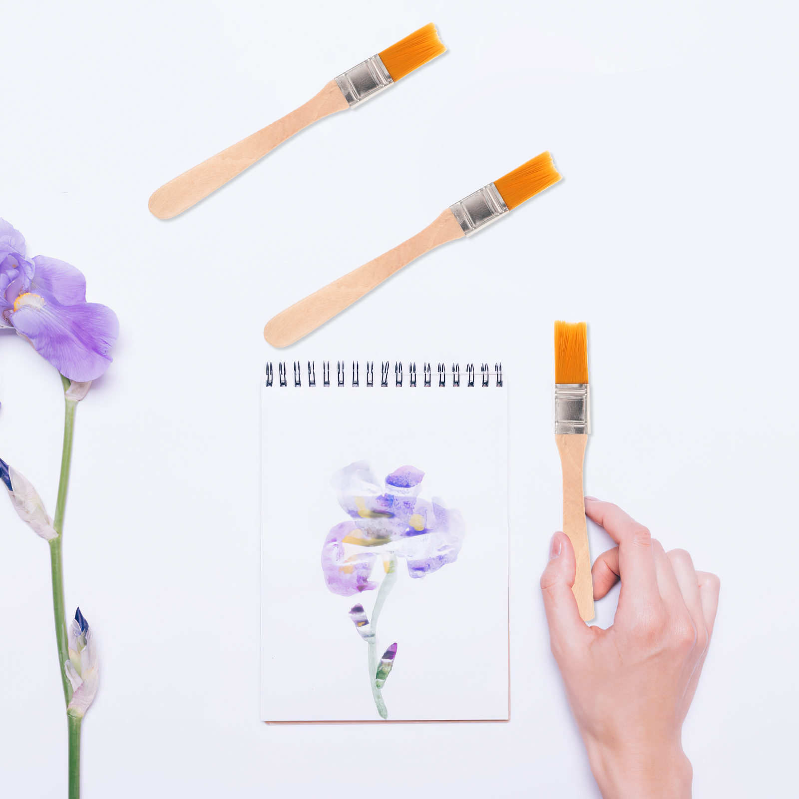6 Pcs Nylon Bristle Paint Brus - Detailing Brush Set avis et prix