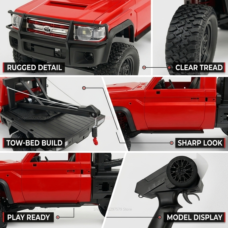 New MN82T RC Crawler 2.4G 4WD  - Dirt Brush Interior avis et prix