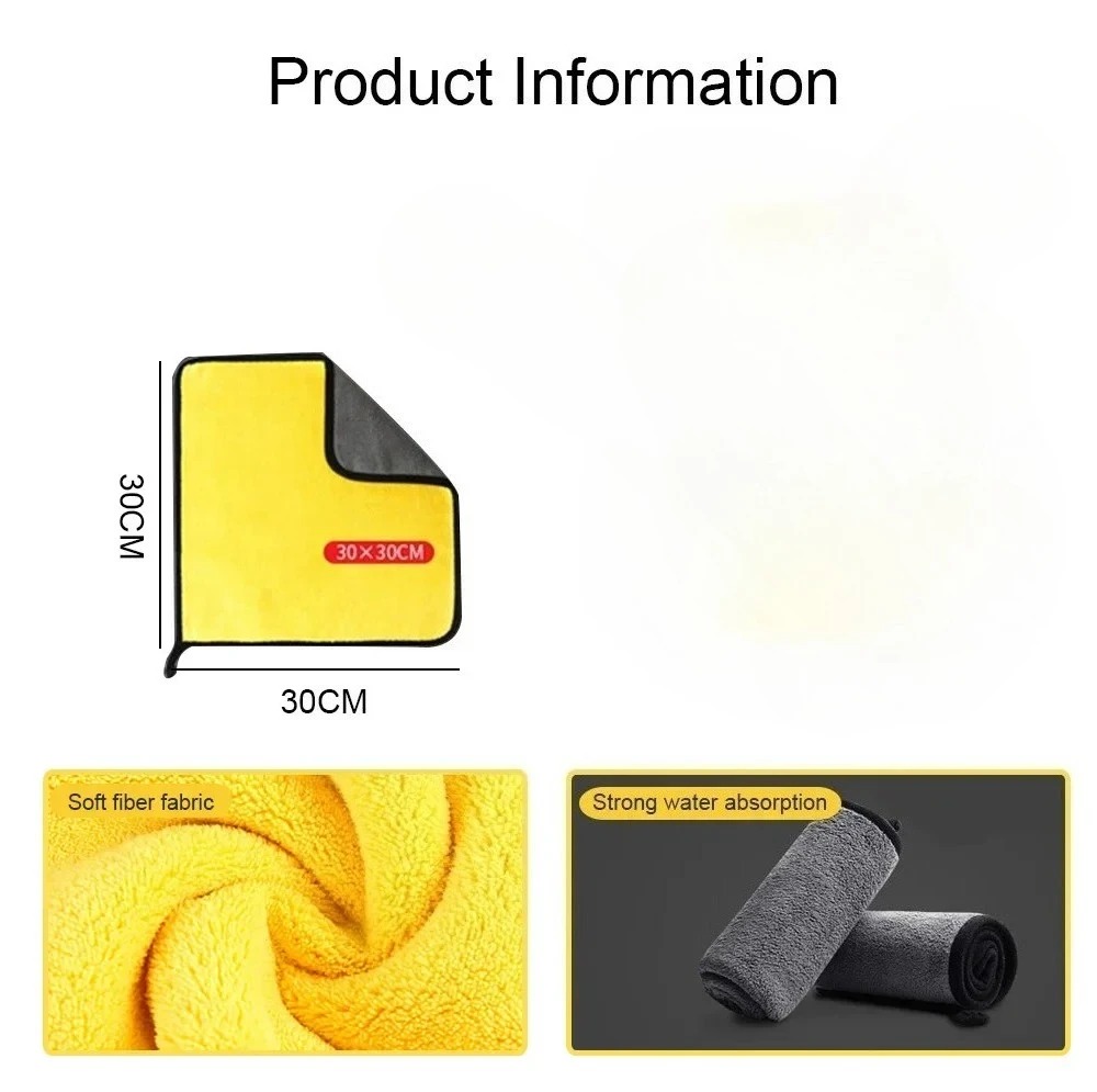 5/10pcs Microfiber Wash Towel  - Microfiber Towel Detailing avis et prix