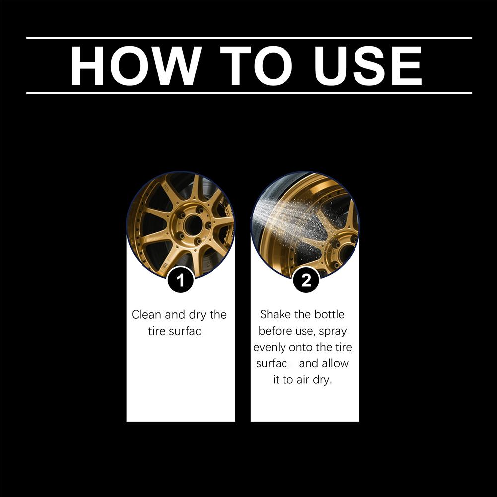 Tyre Gloss Tire Coating Spray  - Tire Shine Spray Sealant avis et prix