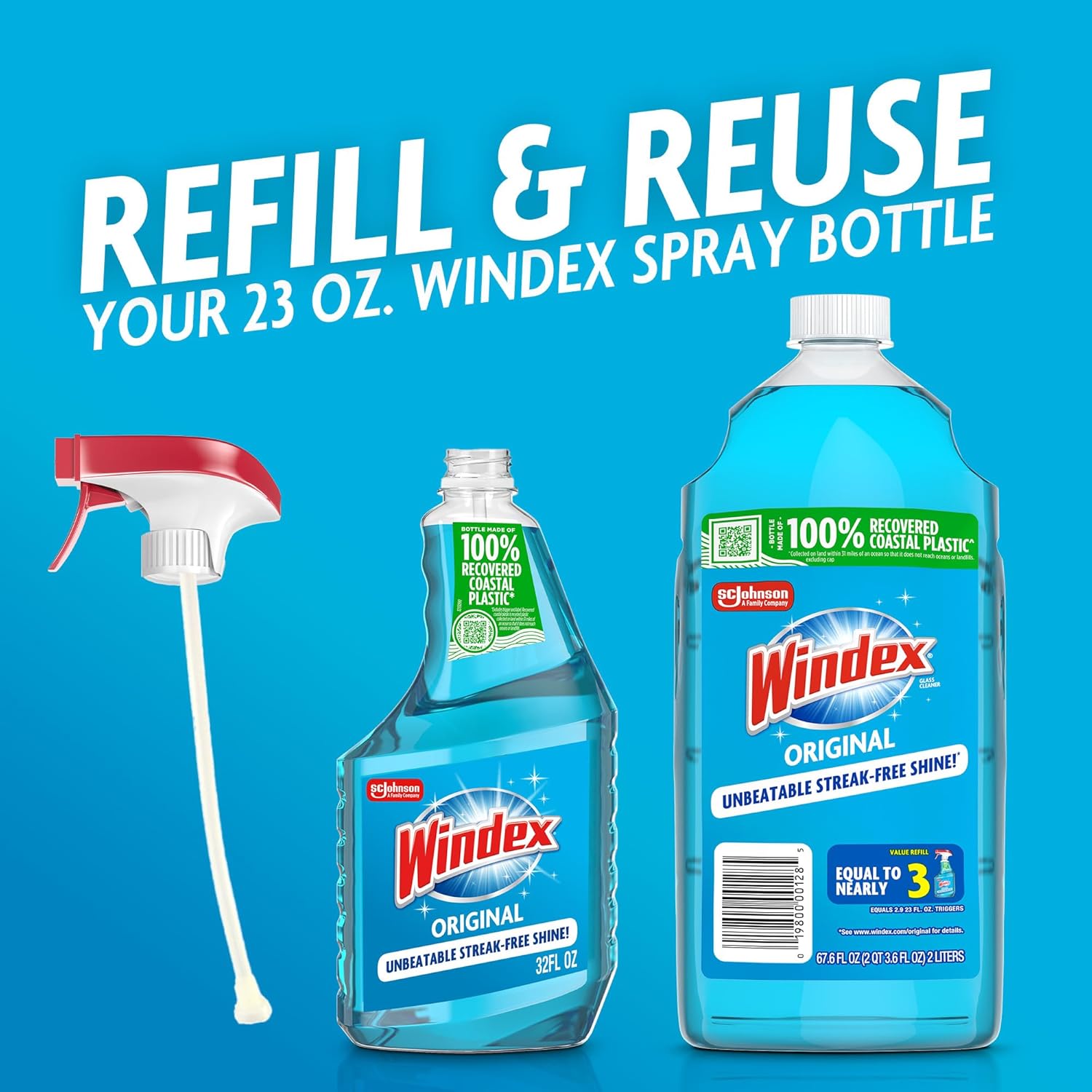 Glass and Window Cleaner Refil - Glass Cleaner Streak avis et prix