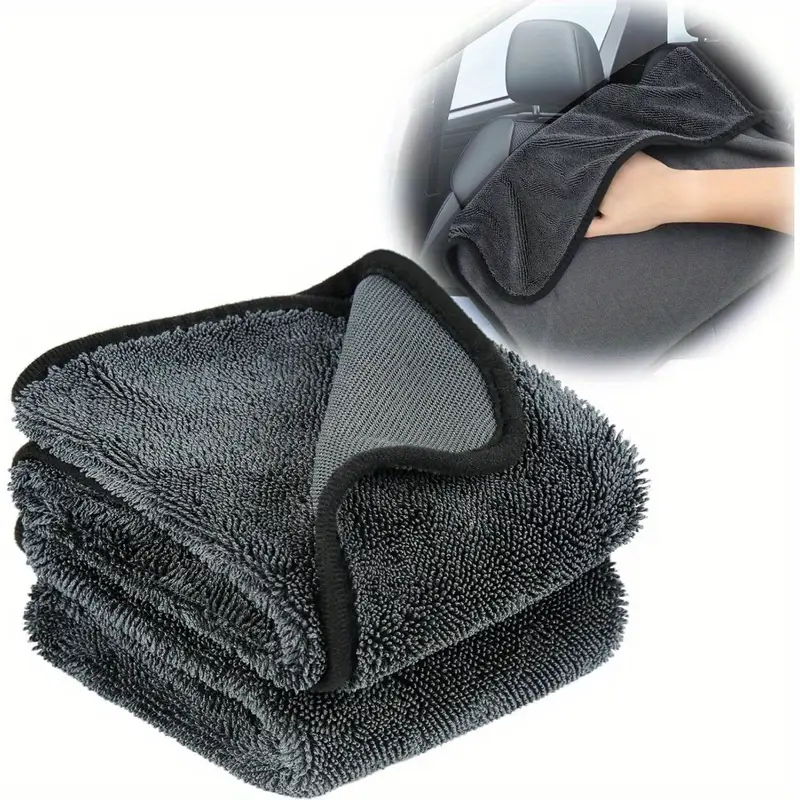 1/5pcs Heavy-Duty Car Towel 12 - Microfiber Towel Detailing avis et prix