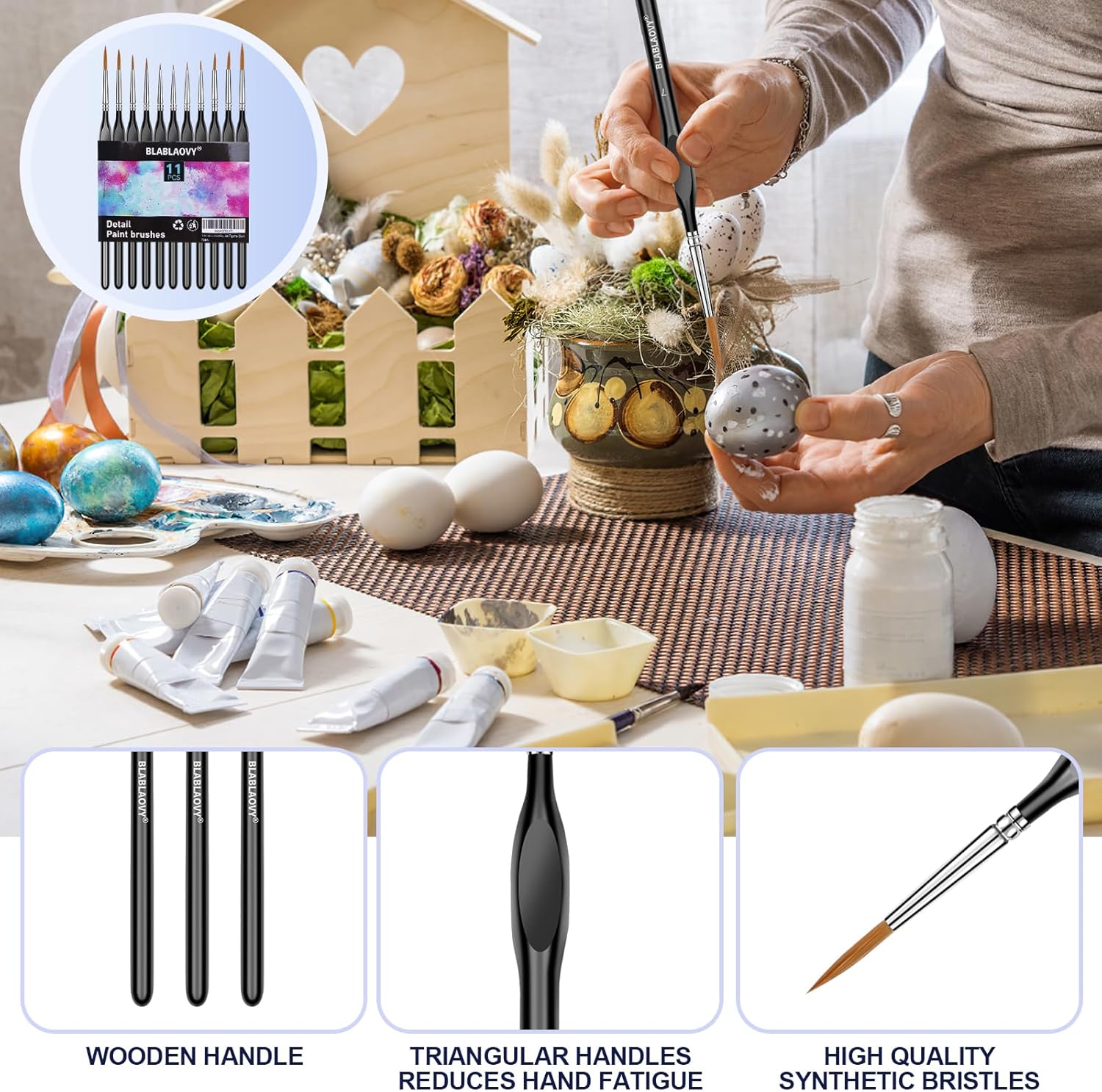 11 Pcs Detail Paint Brushes Se - Detailing Brush Set avis et prix