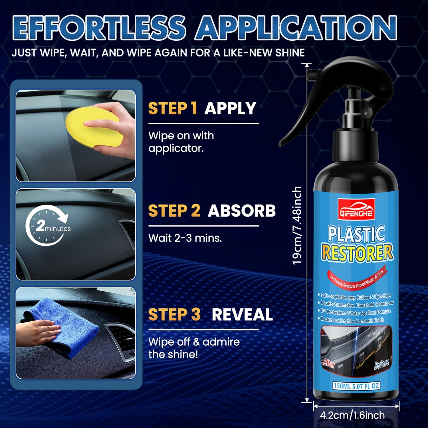 Black Trim And Plastic Restore - Trim Restorer Plastic avis et prix