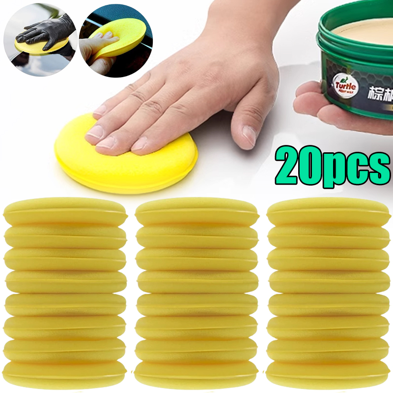 5/20pcs Car Round Waxing Polis - Wax Applicator Pad avis et prix