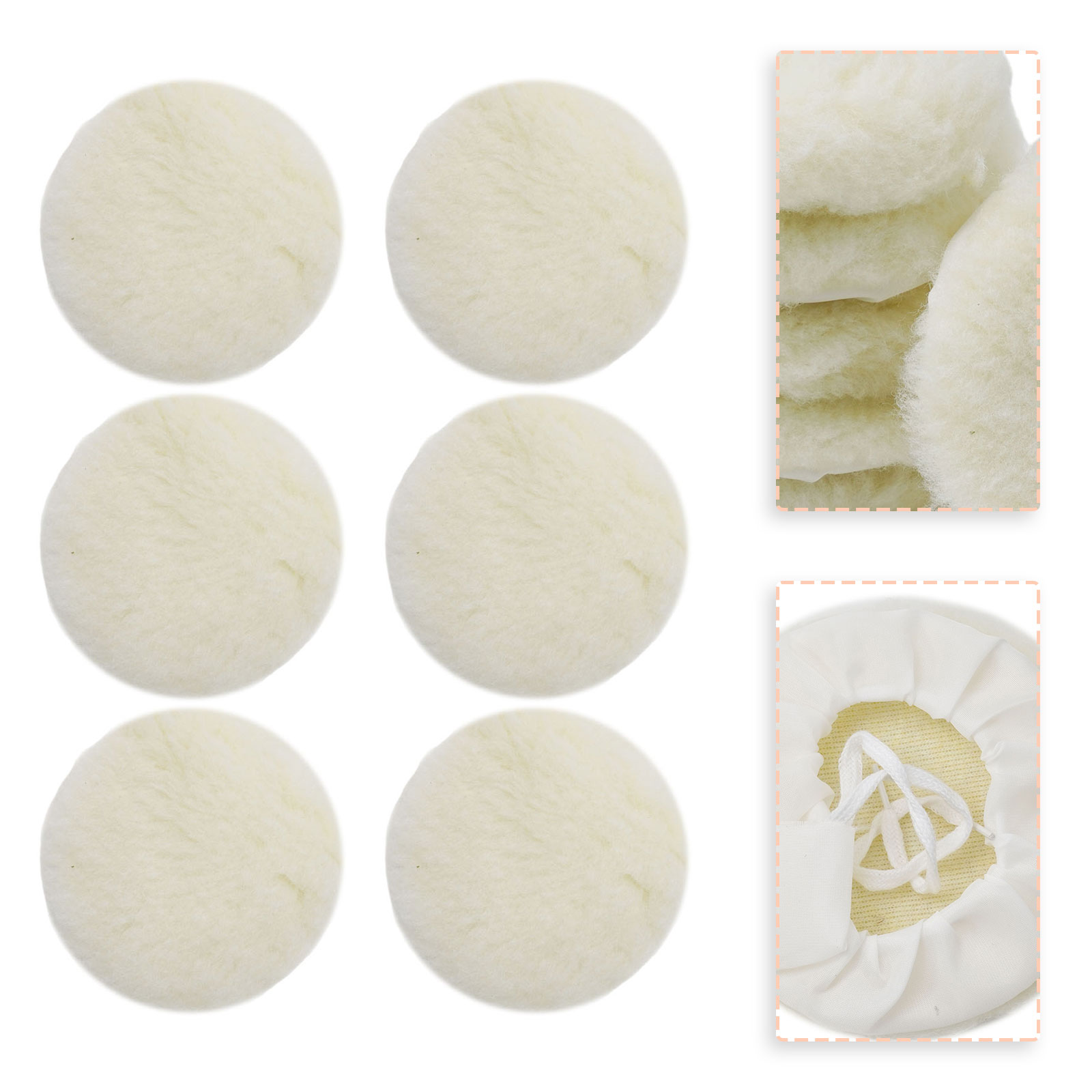 Set Buffing Pads 125mm Buffer  - Polish Pad Set Buffer avis et prix
