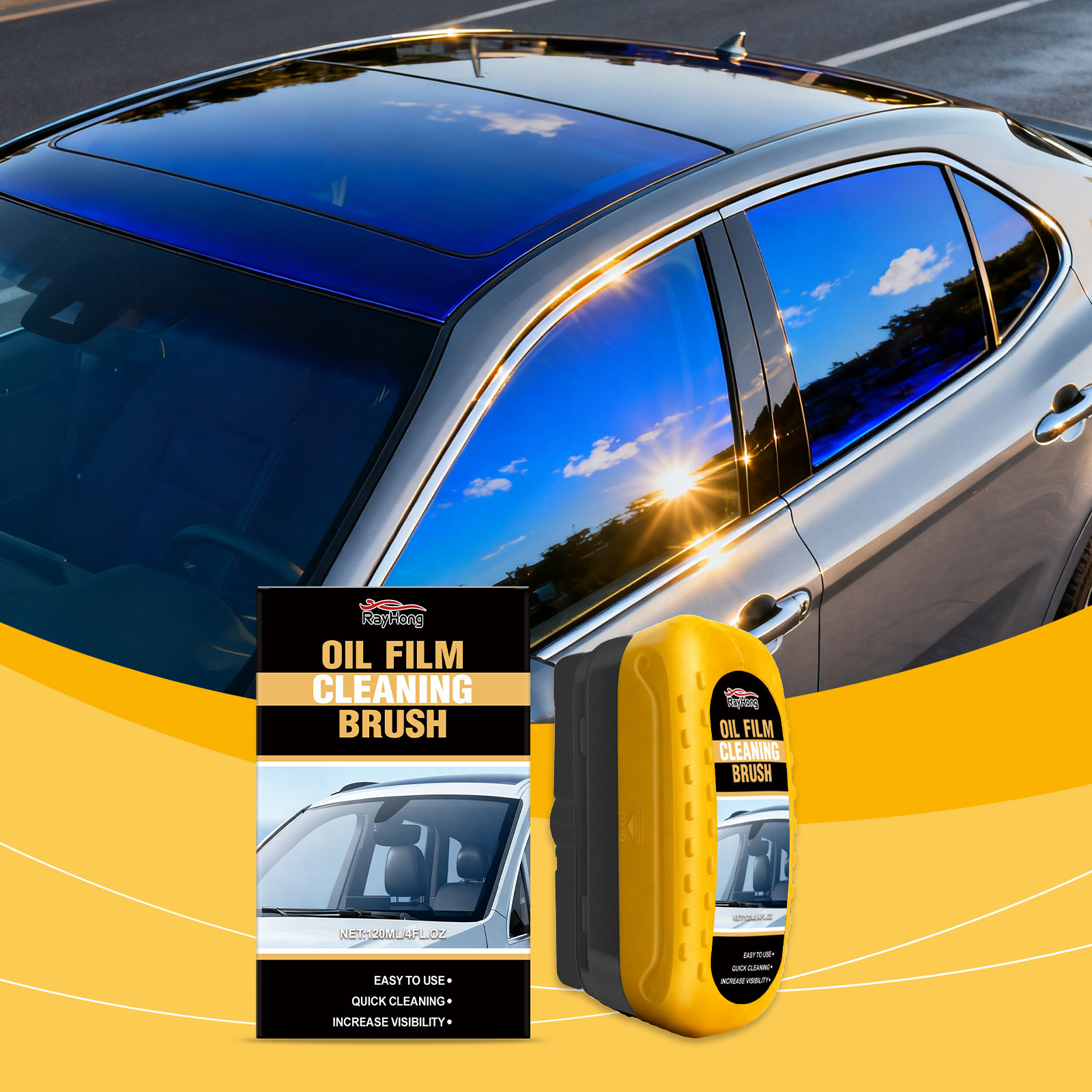 Automotive Oil Film Cleaning B - Car Cleaning Brush avis et prix