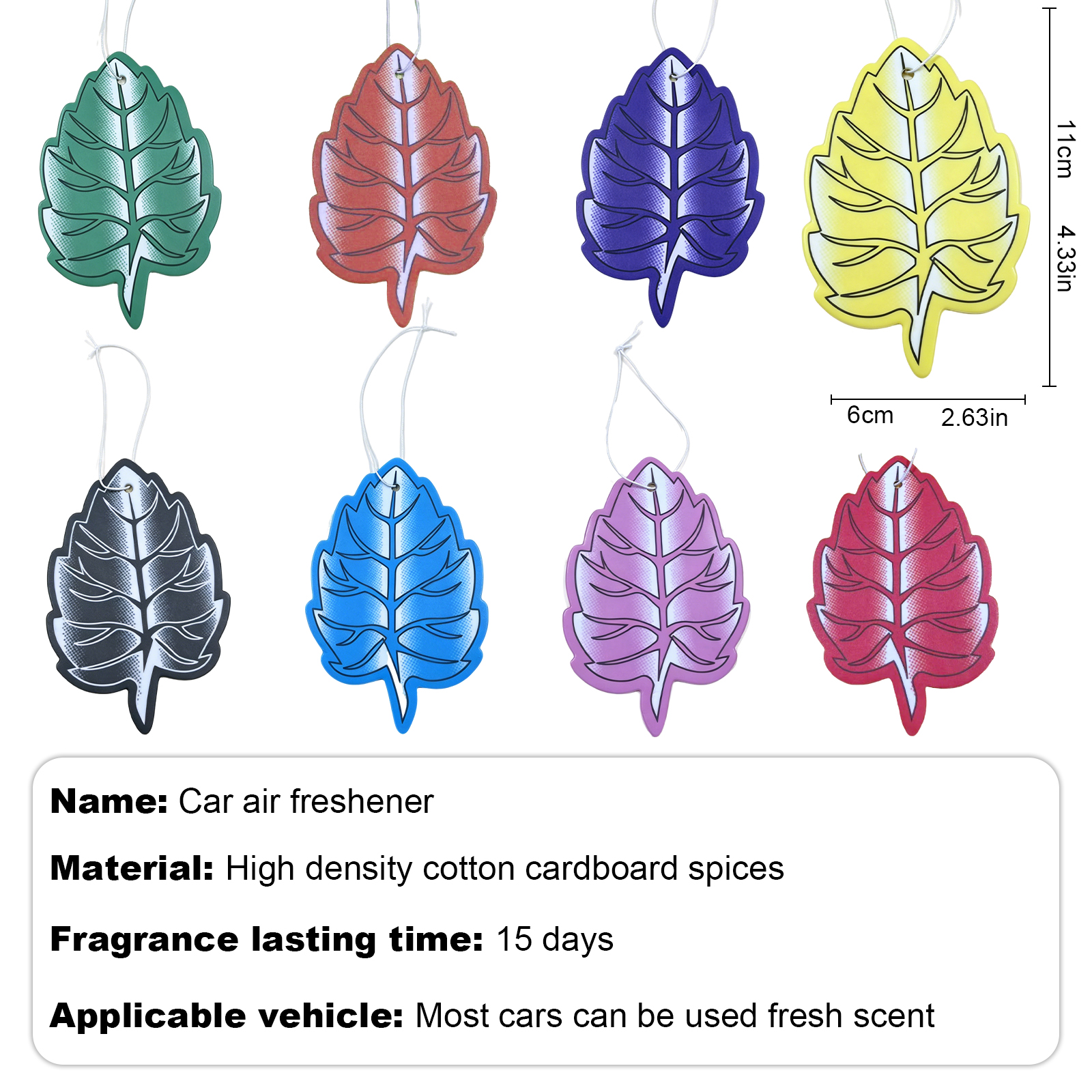 15 Pack Assorted Scent Car Air - Odor Eliminator Car avis et prix
