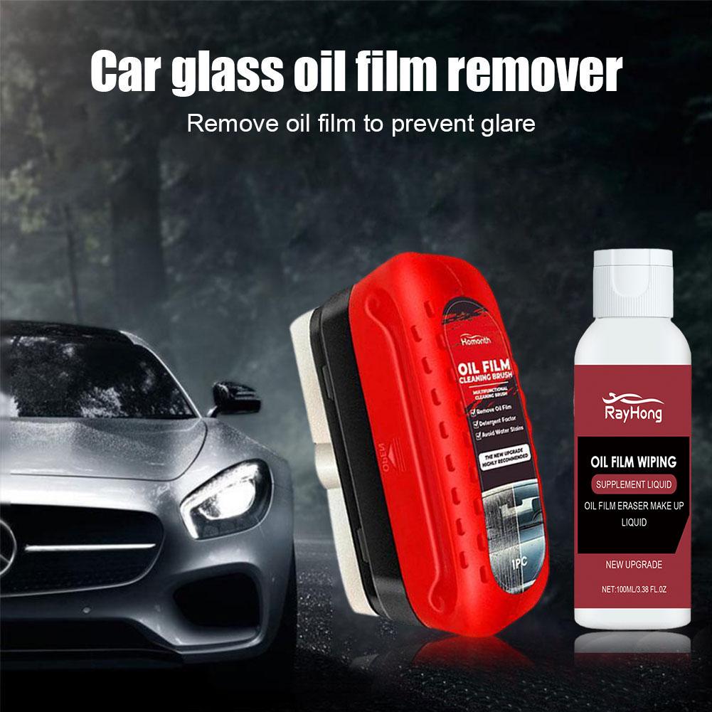 Car windshield oil film remove - Car Cleaning Brush avis et prix