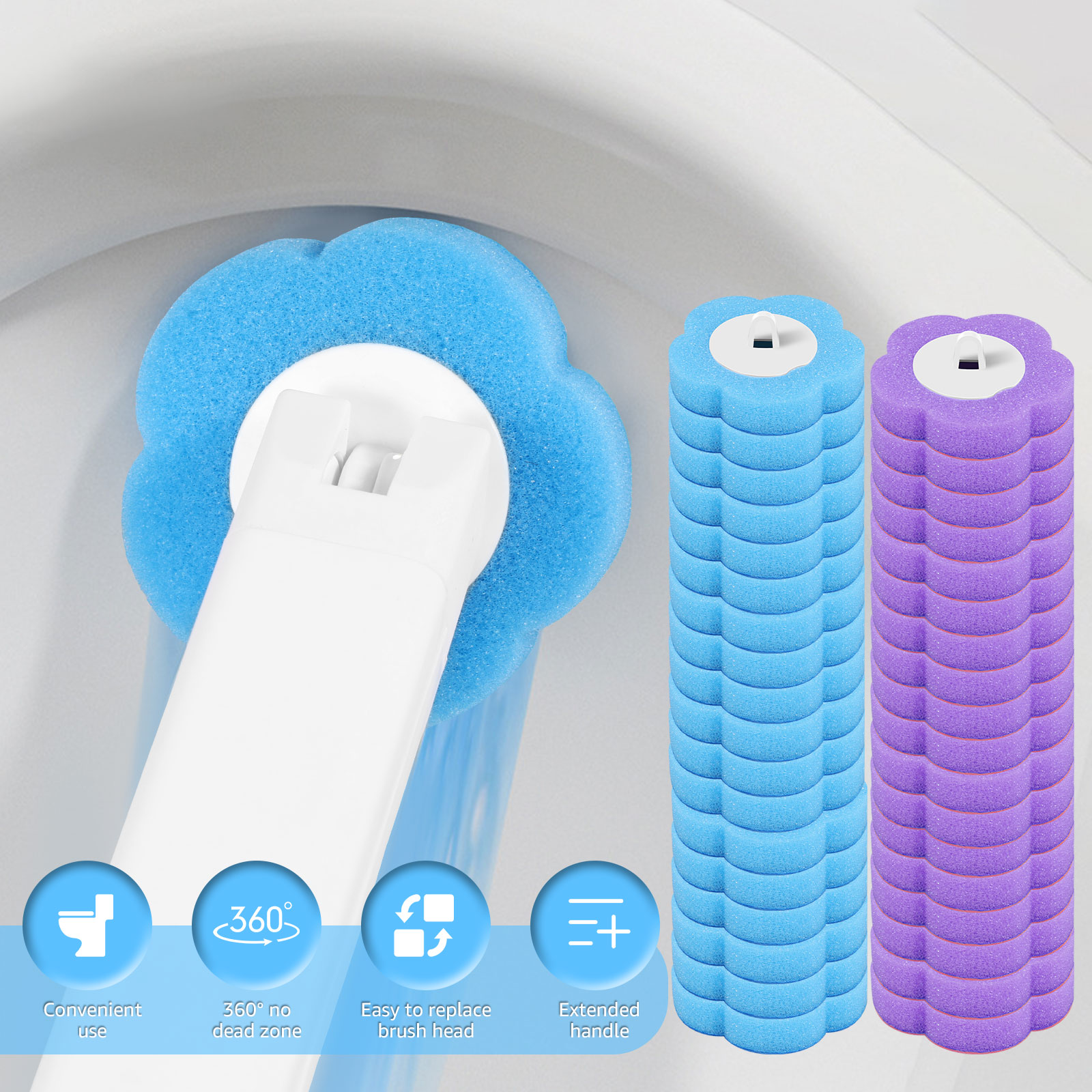 New Toilet Brush Disposable Re - Car Cleaning Brush avis et prix