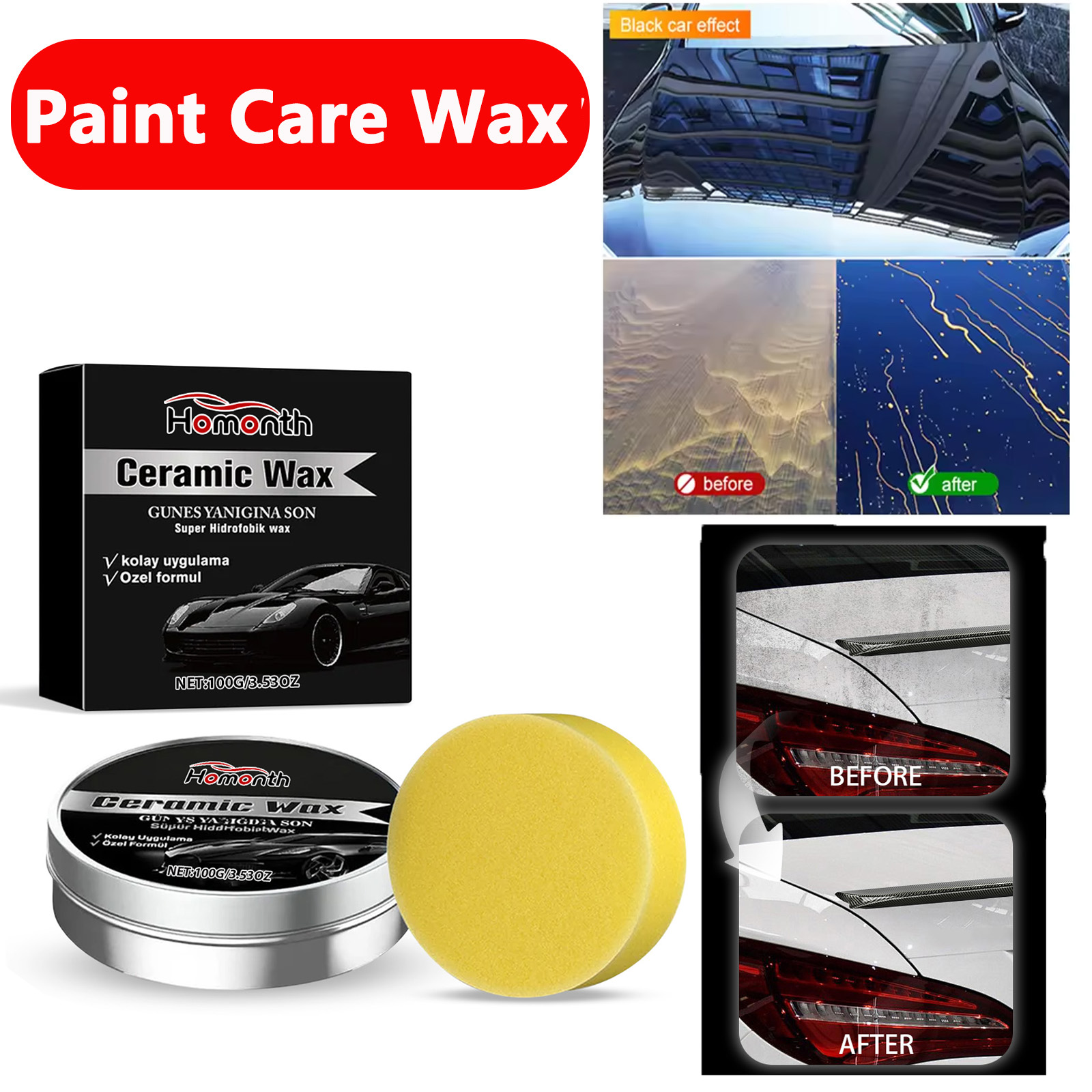 Car Coating Polishing Care Wax - Car Wax Ceramic Coating avis et prix