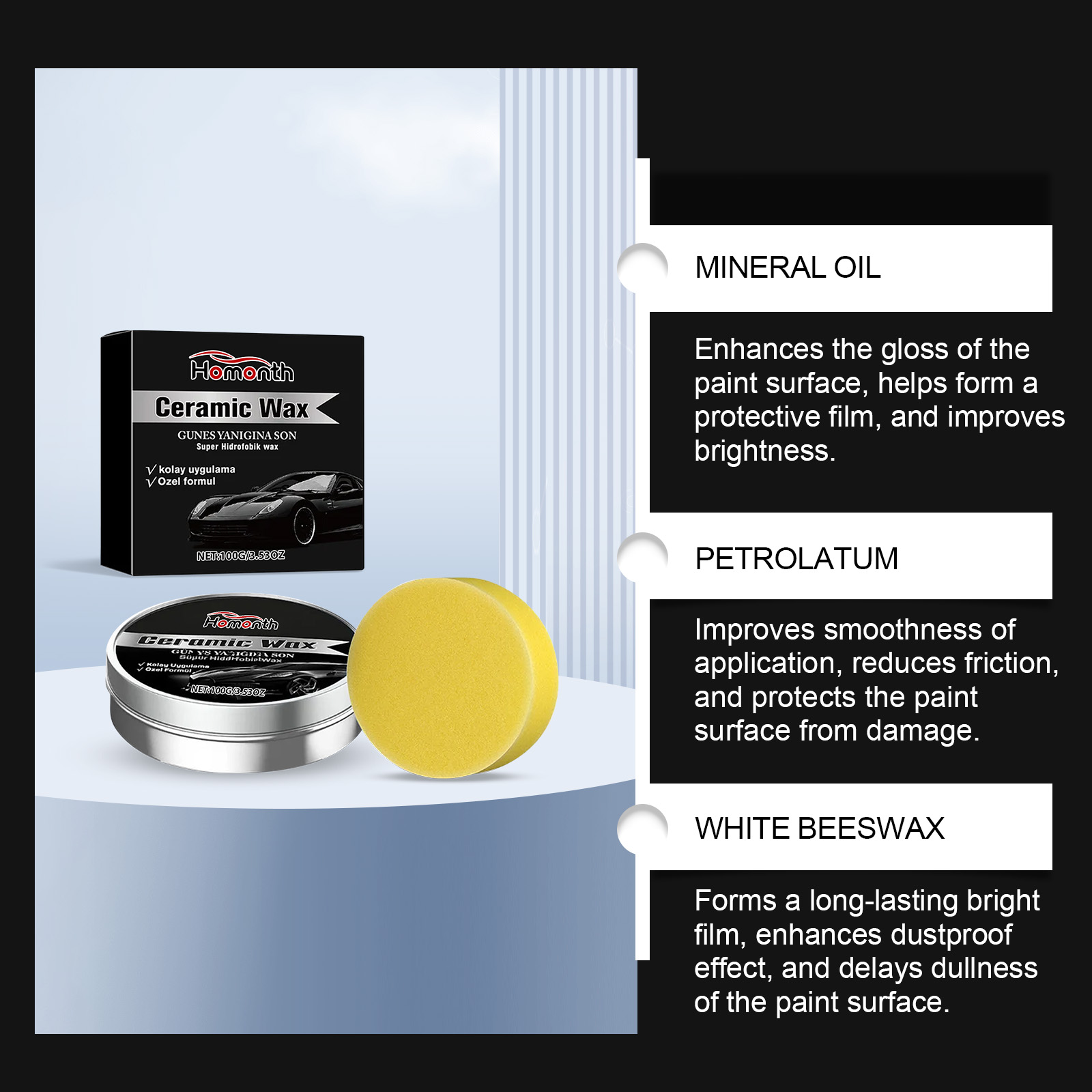 Car Coating Polishing Care Wax - Car Wax Ceramic Coating avis et prix