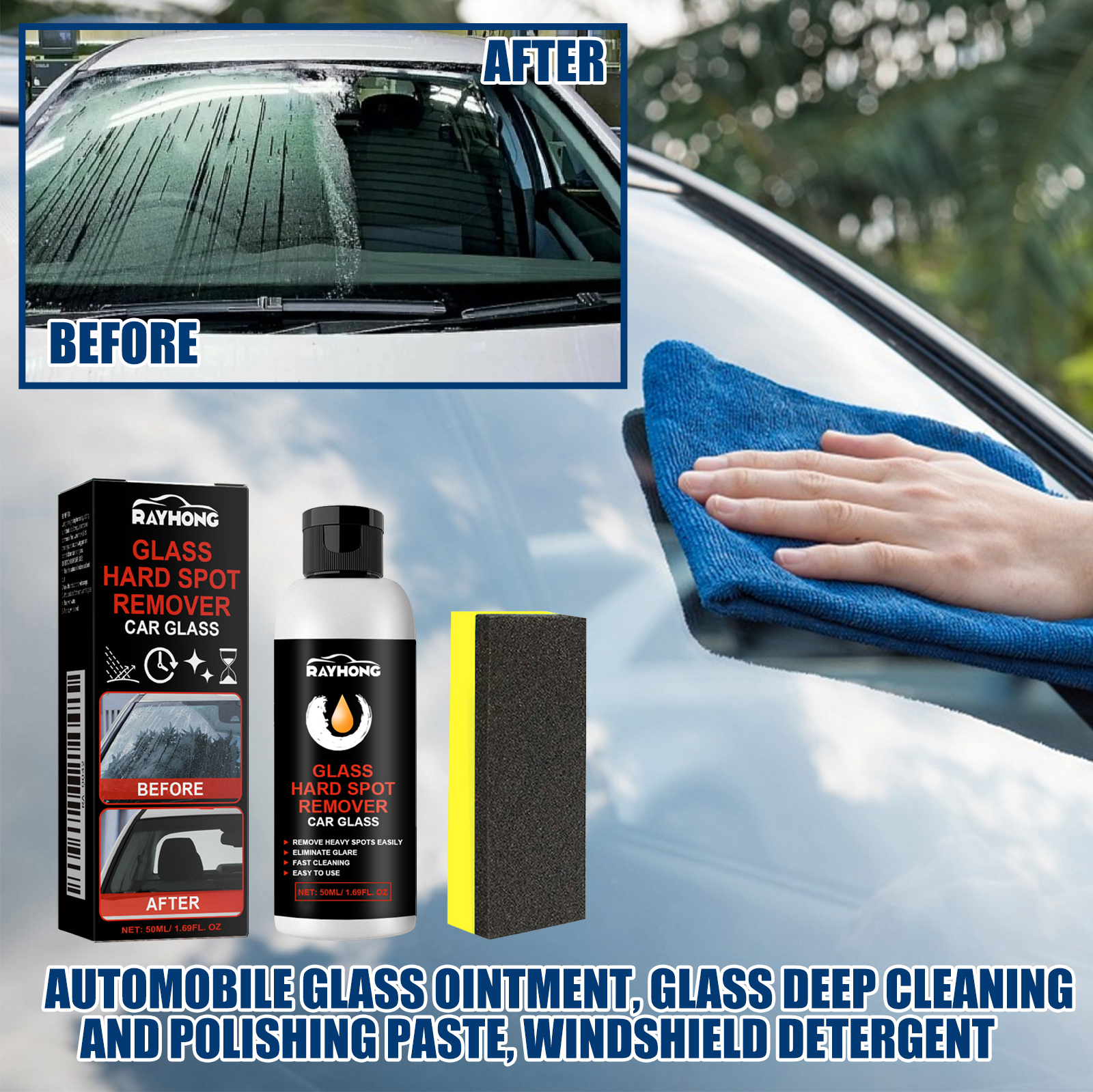 Car Glass Polishing Paste Wind - Car Shampoo Ph avis et prix
