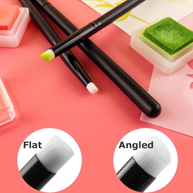 3Pcs/set Flat /angled Detailed - Detailing Brush Set avis et prix