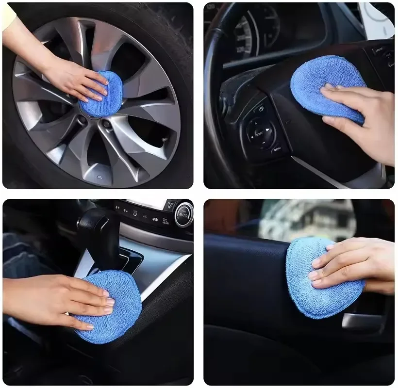 10/1Pcs 5-inches Microfiber Wa - Wax Applicator Pad avis et prix
