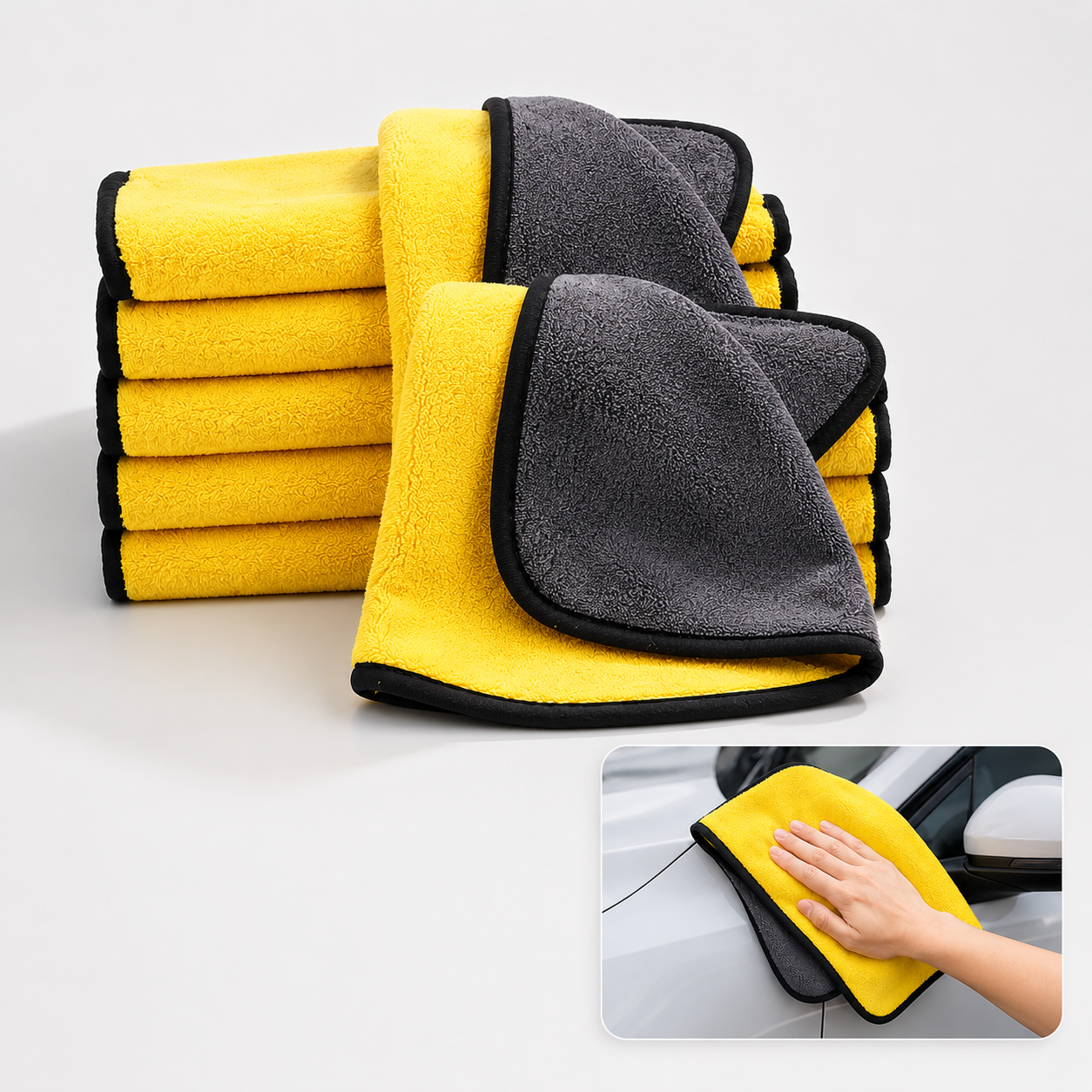 1/5/10Pcs Microfiber Car Wash  - Microfiber Towel Detailing avis et prix