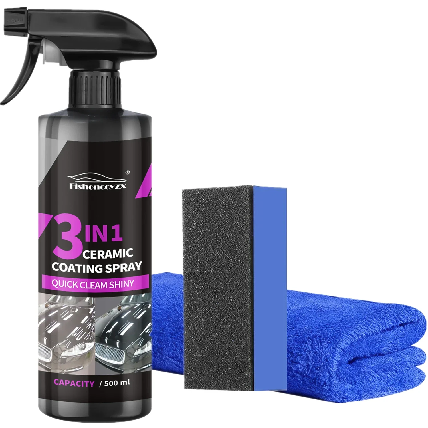 3 in 1 Car Ceramic Liquid Coat - Car Wax Ceramic Coating avis et prix
