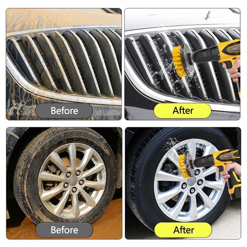 15pcs Electric Floor Scrubber  - Car Cleaning Brush avis et prix