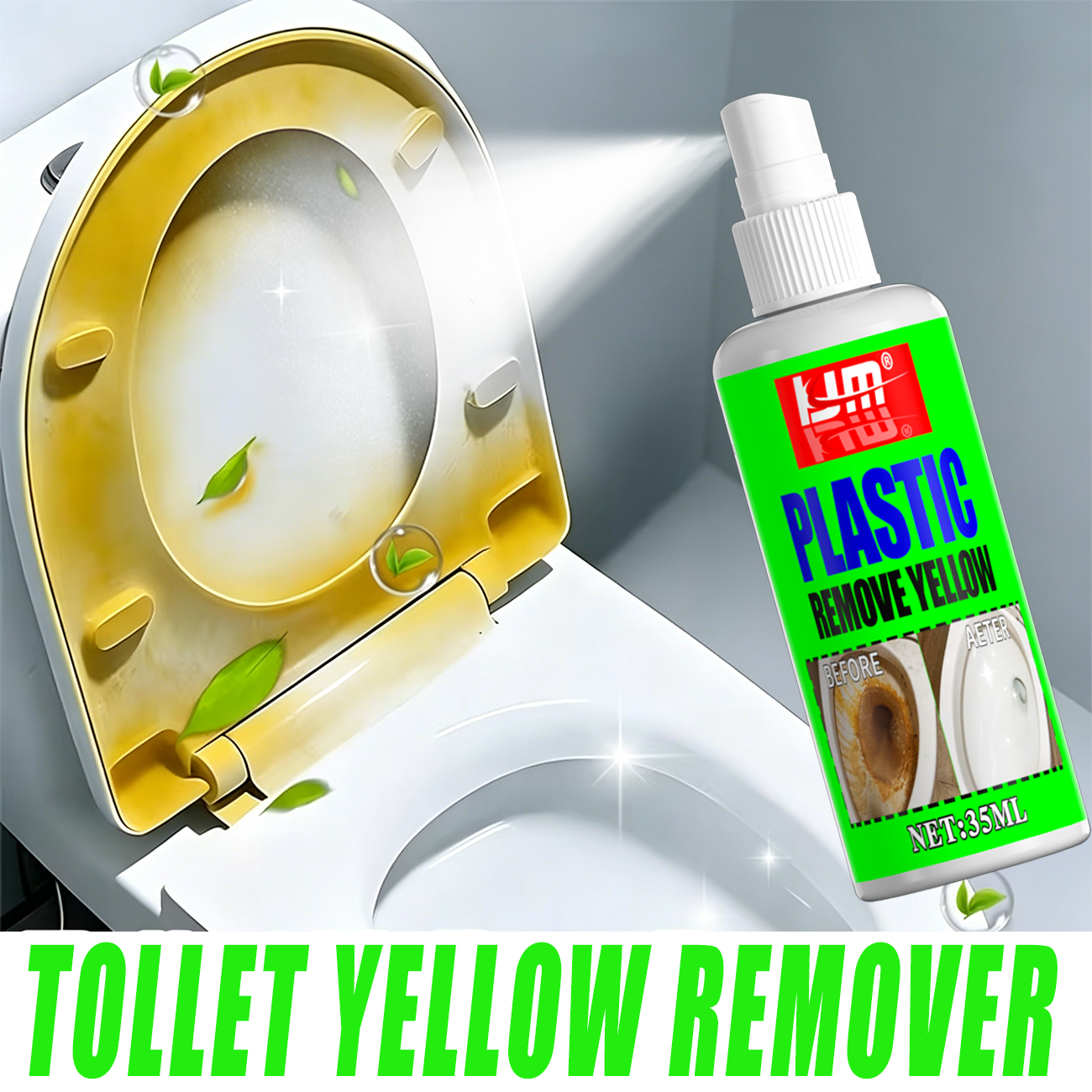 KJM 35ml Toilet Seat Yellow Re - Seat Cleaner Fabric avis et prix