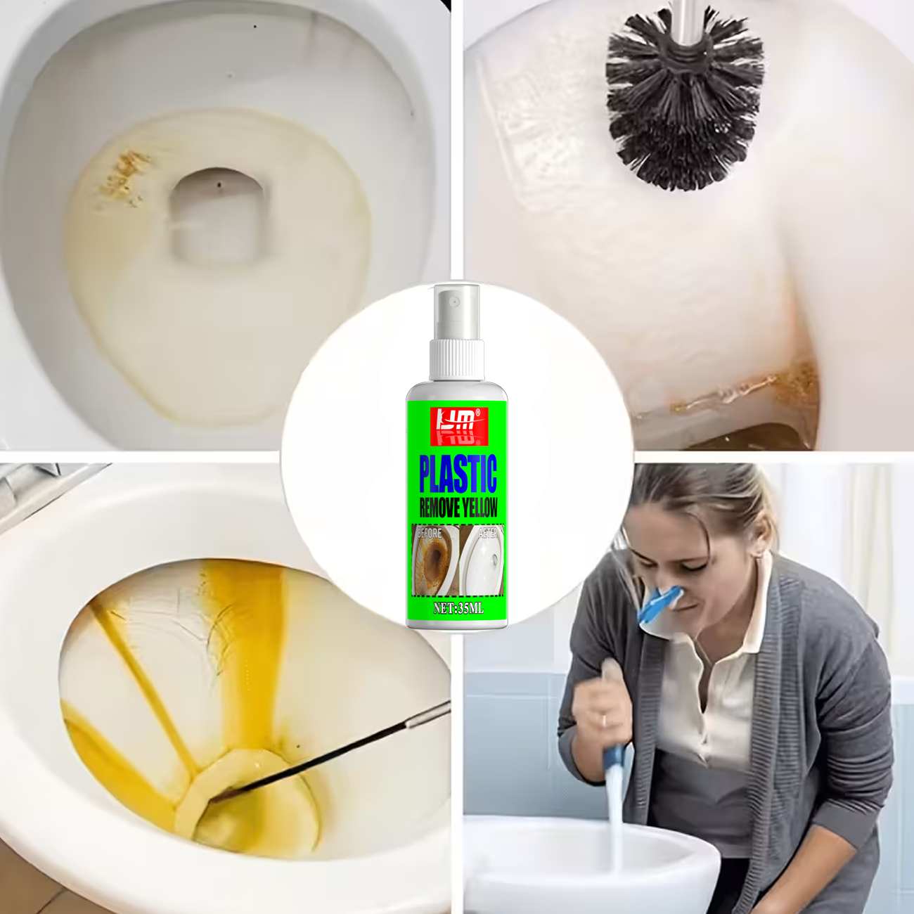 KJM 35ml Toilet Seat Yellow Re - Seat Cleaner Fabric avis et prix